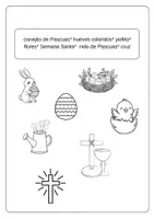 Vorschau - Arbeitsblätter - Buenas Pascuas- Frohe Ostern auf Spanisch! - Seite 1