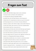 Vorschau - Arbeitsblätter - Der Zucker - Lesetext mit Fragen + Lösung - Seite 2