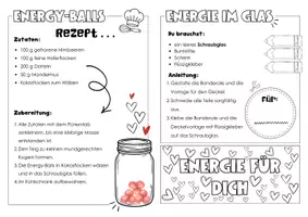 Vorschau - Unterrichtsreihen - Muttertag & Vatertag | Energie im Glas | Rezept für Engergy-Balls | Bastelanleitung - Seite 2