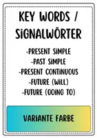 Vorschau - Merkblätter - Key words / Signalwörter für English tenses - Seite 1