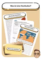Vorschau - Arbeitsblätter - Was ist eine Hochkultur? (Altes Ägypten & Mesopotamien) - Deckblatt