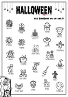 Vista previa - Manualidades / Dibujos para colorear - Halloween - Lexique - página 1