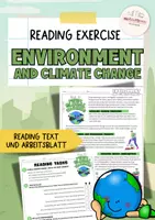Vorschau - Arbeitsblätter - Environment and Climate Change | Reading Text & Arbeitsblatt | Niveau B1 - Deckblatt