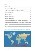 Vorschau - Arbeitsblätter - Ergänzung zu "Warum Lamas spucken"/Rätsel Textverständnis - Seite 1