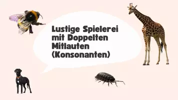 Vorschau - Präsentationen/Tafelbilder - Zungenbrecher - lustige Spielerei mit Doppelten Mitlauten - Seite 1