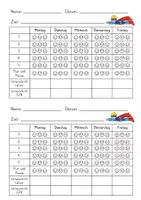 Vorschau - Fördermaterial/Inklusion - individueller Verstärkerplan 6 Vorlagen - Seite 2