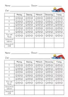 Vorschau - Fördermaterial/Inklusion - individueller Verstärkerplan 6 Vorlagen - Seite 3