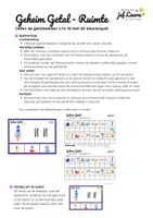 Voorbeeld - Ruimte - Geheim Getal - Getalbeelden t/m 10 (kleurenspel) - Pagina 3