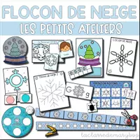 Aperçu - Jeux - Les Petits Ateliers - Flocon de Neige - Page de couverture