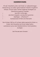 Vorschau - Fördermaterial/Inklusion - Checkliste Wortregeln - Seite 1