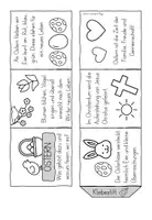 Vorschau - Mal- und Bastelvorlagen - Leporello zum Thema Ostern - Seite 1