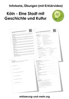 Vorschau - Arbeitsblätter - Köln - Eine Stadt mit Geschichte und Kultur - Deckblatt