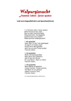 Vorschau - Lehrpläne/Lehrermaterial - Walpurgisnacht und Hexentanz - Seite 1