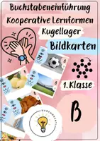 Vorschau - Fördermaterial/Inklusion - Buchstabeneinführung ß - Buchstabe ß - Kugellager ß - Deckblatt