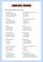 Vorschau - Unterrichtsreihen - English Idioms: Vocabulary (English) - Seite 1