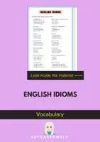 Vorschau - Unterrichtsreihen - English Idioms: Vocabulary (English) - Deckblatt