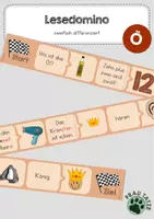 Vorschau - Spiele - Buchstabeneinführung Lesedomino - Ö - Deckblatt