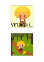 Vista previa - Tarjetas / Manipulativos - Robòtica més contes tradicionals. Pack 1: La rínxols d'or - página 1
