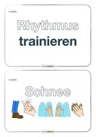 Vorschau - Spiele - Musik 🎵 Bodypercussion ✋🏼 Rhythmus trainieren WINTER ❄️ Rhythmus Klatschübungen • Rhythmusbausteine - Seite 3