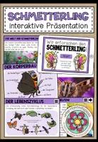 Vorschau - Interaktives Material - DER SCHMETTERLING - interaktive Präsentation - Deckblatt