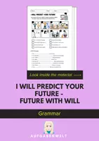 Vorschau - Unterrichtsreihen - I Will Predict Your Future - Future with Will: Grammar (English) - Deckblatt
