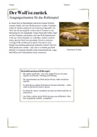 Vorschau - Arbeitsblätter - Der Wolf ist zurück! Rollenspiel zum Artenschutz (Diskussion) - Seite 2