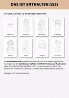 Vorschau - Poster - Gefühlsposter Lernposter Gefühle Kinder | Gefühle und Emotionen erkennen, benennen & verstehen mit Aquarellbildern - Seite 2
