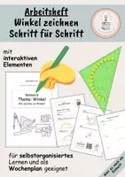 Vorschau - Arbeitsblätter - Winkel zeichnen: Arbeitsheft – Schritt für Schritt sicher konstruieren - Deckblatt
