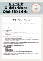 Vorschau - Arbeitsblätter - Winkel zeichnen: Arbeitsheft – Schritt für Schritt sicher konstruieren - Seite 1