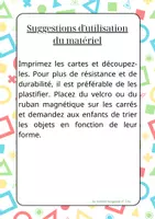 Aperçu - Apprentissages en autonomie - Jeu de regroupement de formes géométriques - Page 1