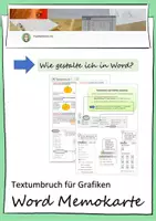Vorschau - Arbeitsblätter - Microsoft Word - Memokarte: Textumbruch/Zeilenumbruch - Deckblatt