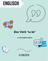 Vorschau - Poster - Das Verb "to be" in verschiedenen Zeiten, z.B. simple past - Deckblatt