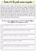 Aperçu - Feuilles d'exercices - Rituels Textes sur le printemps et Pâques +correctifs + dys - Page 3