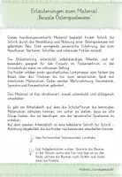Vorschau - Mal- und Bastelvorlagen - Ostern Spielwiese - sensorisches Spiel mit gefärbtem Reis (handlungsorientierte Bildanleitung für Förderzentrum & Grundschule - Seite 1
