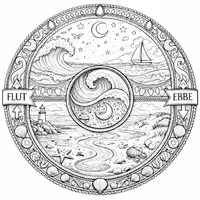 Vorschau - Mal- und Bastelvorlagen - 12 Materialien: Mandalas / Ausmalbilder Nr. 2 - Seite 1