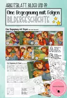 Vorschau - Arbeitsblätter - Bildergeschichte - "Eine Begegnung mit Folgen" - Deckblatt