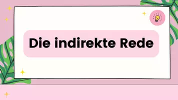 Vorschau - Arbeitsblätter - Die indirekte Rede - Ein Einstieg - Seite 1