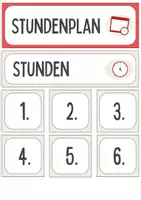 Vorschau - Poster - Stundenplan Karten/ Visualisierungen (Klassenraum) - Seite 1