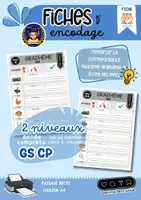 Aperçu - Feuilles d'exercices - Fiches encodage année complète CP - Page de couverture