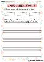 Aperçu - Feuilles d'exercices - Révisions sur le nom, le verbe et l'adjectif (Pâques) - Page 3