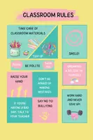 Vista previa - Decoración del aula - Classroom Rules Poster Back to school classroom decoration - página 3
