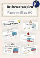 Vorschau - Mal- und Bastelvorlagen - Rechenstrategien Klasse 2 - Plakate im ZR 100 - Deckblatt