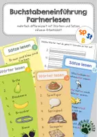 Vorschau - Spiele - Buchstabeneinführung Partnerlesen - B St Sp (Karibu) - Deckblatt