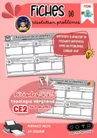 Aperçu - Feuilles d'exercices - Résolution de problèmes une année complète en CE2 - Page 1
