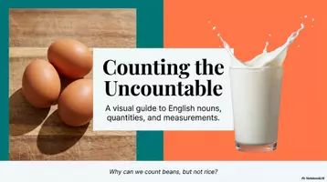 Попередній перегляд - Countable and uncountable nouns - Сторінка 1