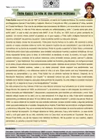 Vorschau - Unterrichtsreihen - La vida de Frida Kahlo (Grundlagenmaterial) - Deckblatt