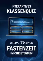 Vorschau - Präsentationen/Tafelbilder - Lernquiz: Fastenzeit mit interaktiver PPT - Deckblatt