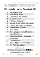 Vorschau - Spiele - Musik Weihnachtslieder Audiodateien • auch Ergänzung zum BINGO 16 MP3s 🔈 Hörquiz - Seite 1