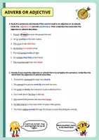 Vorschau - Arbeitsblätter - Adverbs und Adjectives verstehen & anwenden - Seite 3