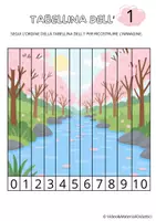 anteprima - Esercizi - TABELLINE MAGICHE DI PRIMAVERA - Pagina 1